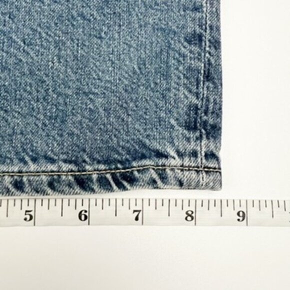 AG Jeans Alexxis High-Rise Vintage Straight Button Fly Women's Size 32R - Picture 14 of 16